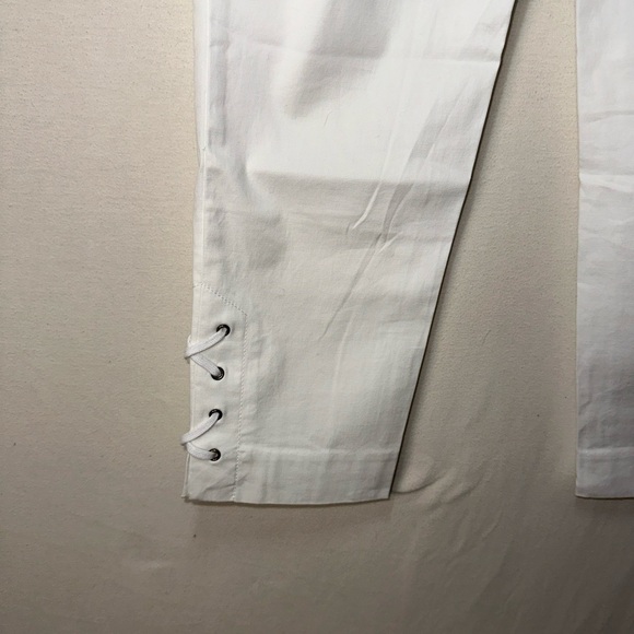 Talbots White Capris 0P 98% Cotton - Picture 8 of 9